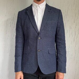 H&M Men's Blazer 38R Blue